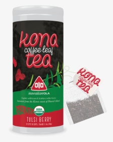 Kona Coffee Leaf Tulsi Berry Tea Bags, HD Png Download, Transparent PNG