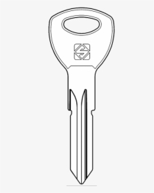 Silca Ab105r Key Blank To Suit Abus Bike Locks, HD Png Download, Transparent PNG