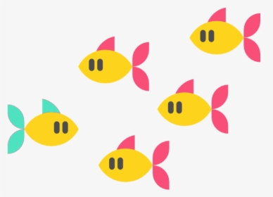 A Group Of Small Fish That Learn To Know Each Other, HD Png Download, Transparent PNG