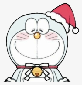 #cute #doraemon #santa #merrychristmas, HD Png Download, Transparent PNG