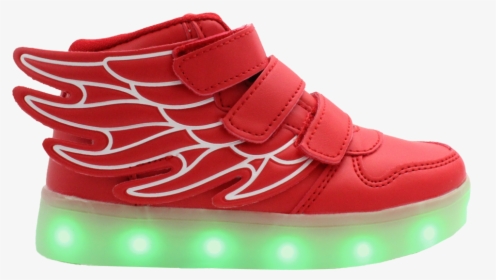 Galaxy Led Shoes Light Up Usb Charging High Top Wings, HD Png Download, Transparent PNG