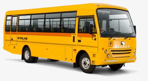 90l Cng Starline Non-ac School Bus, HD Png Download, Transparent PNG