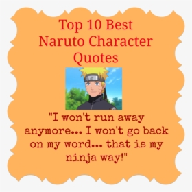 Top 10 Best Naruto Quotes, HD Png Download, Transparent PNG