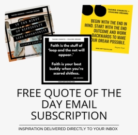 Quote Of The Day Subscription, HD Png Download, Transparent PNG