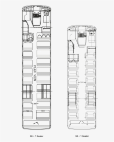 Tata Starbus Ultra Skool 38 Ac Plan View, HD Png Download , Transparent ...