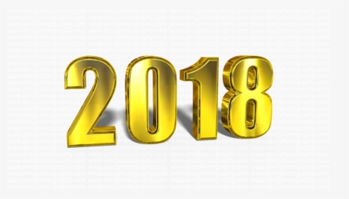2018 Happy New Year Png File, Transparent Png, Transparent PNG