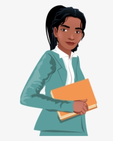 Corporate Girl Png, Transparent Png, Transparent PNG