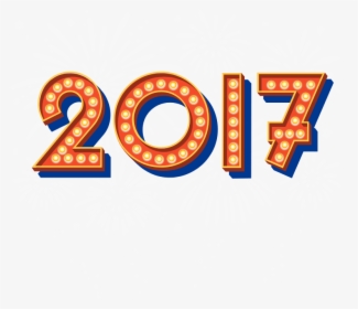 Happy New Year 2017 Text Png, Transparent Png, Transparent PNG