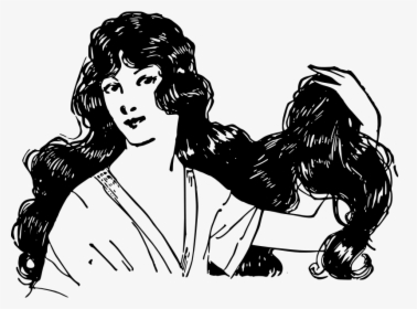 Lady Shows Her Hair, HD Png Download, Transparent PNG