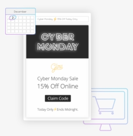 Black Friday Cyber Monday Holiday Email Flow, HD Png Download, Transparent PNG