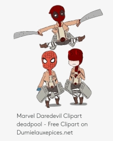 Deadpool Daredevil And Free Marvel Clipart On Transparent, HD Png Download, Transparent PNG