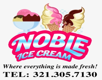 Noble Ice Cream Vector, HD Png Download, Transparent PNG
