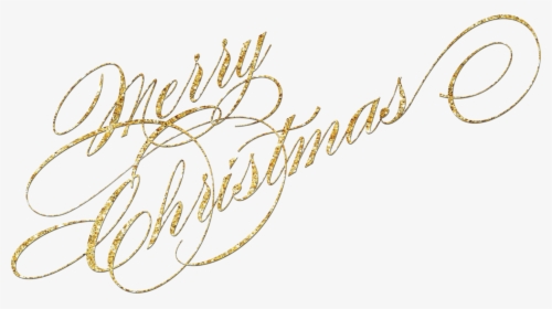 Merry Christmas Gold Png, Transparent Png, Transparent PNG
