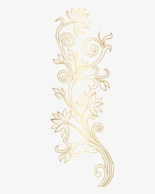 Free Png Download Gold Floral Decoration Clipart Png, Transparent Png, Transparent PNG