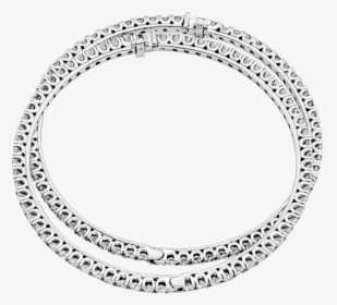 14kt White Gold Tennis Diamond Bangles, HD Png Download, Transparent PNG