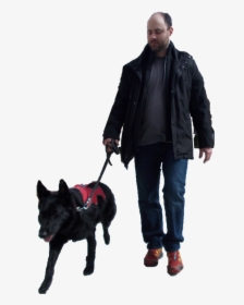 Transparent Person Walking Dog Png, Png Download, Transparent PNG