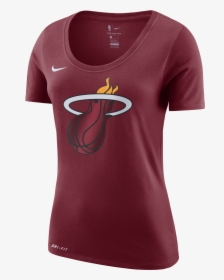 Nike Miami Heat Ladies Dry Fit Logo Tee, HD Png Download, Transparent PNG
