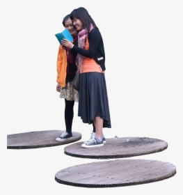 Two Asian Girls Cutout People Cutout, Cut Out People,, HD Png Download, Transparent PNG