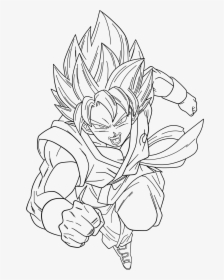 Goku Ssgss Drawing At Getdrawings, HD Png Download, Transparent PNG