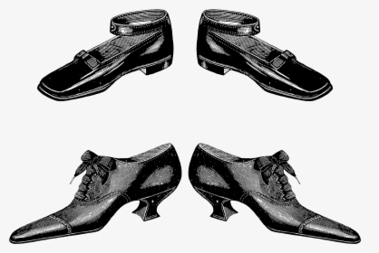 2784 Child Lady Shoes Victorian Era Free Vintage Clip, HD Png Download, Transparent PNG