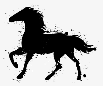 Horse Vector Graphics Silhouette Illustration Image, HD Png Download, Transparent PNG