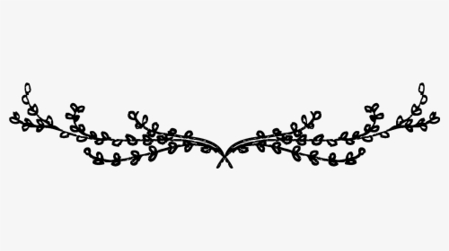 Png Wreath Black And White, Transparent Png, Transparent PNG