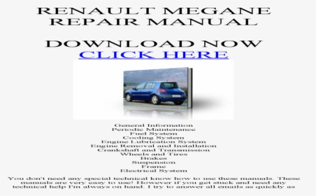Renault Megane Scenic Radio Manual Rh Dokumen Tips, HD Png Download, Transparent PNG