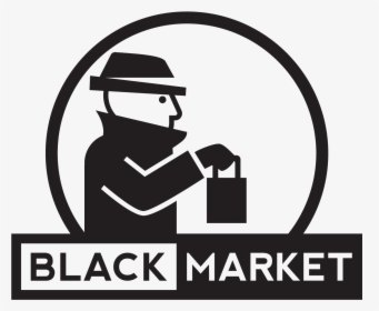 Market Clipart Black And White, HD Png Download, Transparent PNG
