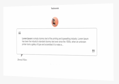 Picture Of Testimonial Slider, HD Png Download, Transparent PNG