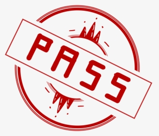 Pass Red Seal Border Png And Psd, Transparent Png, Transparent PNG
