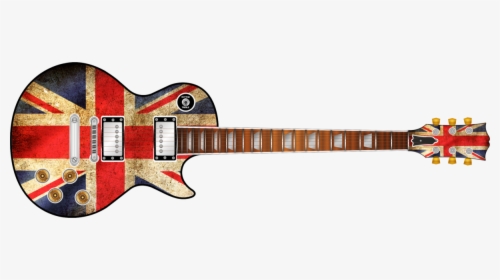 Union Jack Flag Guitar Wrap Skin, HD Png Download, Transparent PNG