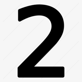 Icon Number 2 Two Transparent, HD Png Download, Transparent PNG