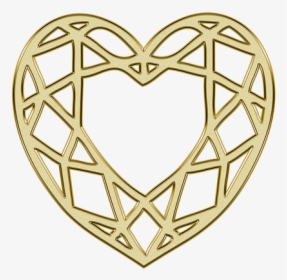 Heart, Golden, Gold, Ornament, Jewelry, Love, HD Png Download, Transparent PNG