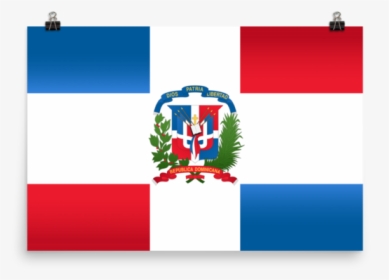 Dominican Republic Flag Wall Art, HD Png Download, Transparent PNG