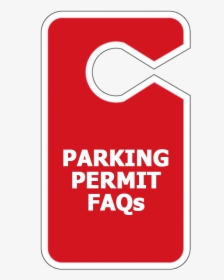 Parking Permit Faqs, HD Png Download, Transparent PNG