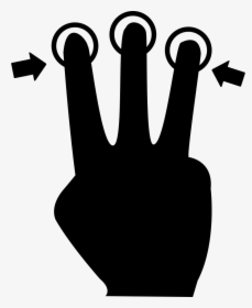 Three Fingers Hand, HD Png Download, Transparent PNG