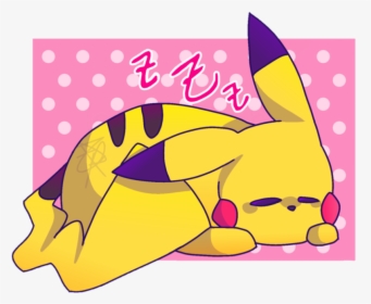 Sleepy Pikachu By Zannbie, HD Png Download, Transparent PNG