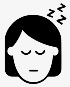 Sleepy Woman Line, HD Png Download, Transparent PNG
