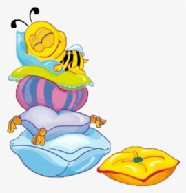Bee Sleeping Cartoon Cute Png Clipart Bee, Transparent Png, Transparent PNG