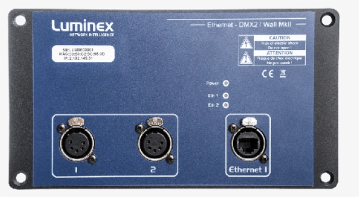 Luminex Dmx2 Wall Ethernet To Dmx Converter, HD Png Download, Transparent PNG