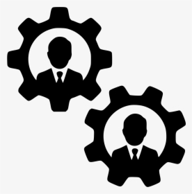 Settings Users Men Teamwork Cogs Gears, HD Png Download, Transparent PNG