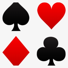 Free Clip Art Playing Cards Free Clip Art Of Red And, HD Png Download, Transparent PNG