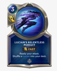 Lucian S Relentless Pursuit Card Image, HD Png Download, Transparent PNG