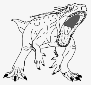 Indominus Rex Art Drawing, HD Png Download, Transparent PNG