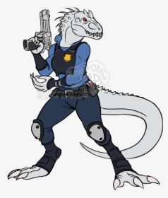 An Anthro Indominus Rex Dressed As Judy Hopps From, HD Png Download, Transparent PNG