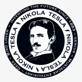 Black & White Nikola Tesla, HD Png Download, Transparent PNG
