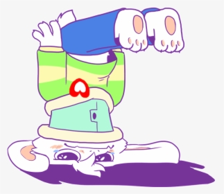 “ * Asriel Tripped, Landing Perfectly On His Squished, HD Png Download, Transparent PNG