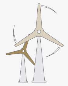 Transparent Modern Windmill Clipart, HD Png Download, Transparent PNG