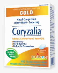 Coryzalia For Cold Symptoms, HD Png Download, Transparent PNG
