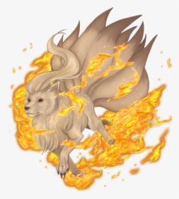 Ninetales Used Fire Blitz Game Art Hq Pokemon Art Tribute, HD Png Download, Transparent PNG